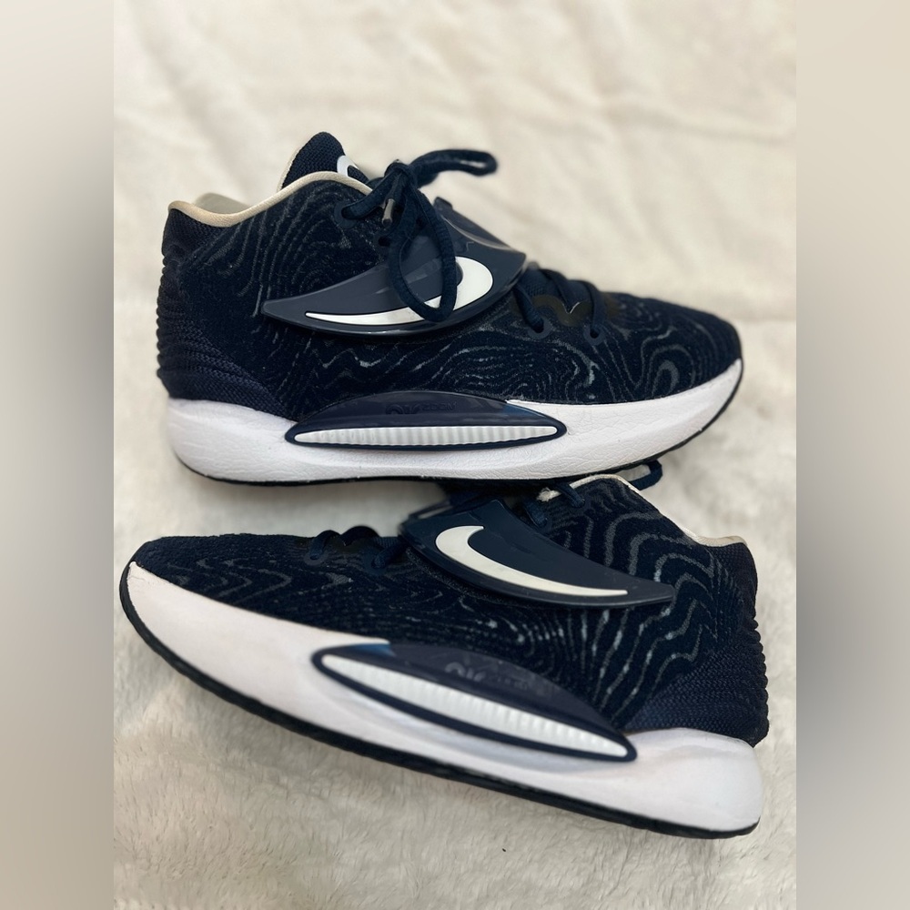 🏀 Boys Nike KD 14 TB Court Promo Basketball Shoes - Navy